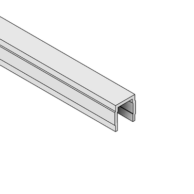 61-013-0 MODULAR SOLUTIONS PVC COVER PROFILE 30 SERIES GRAY, 8'